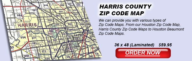 Harris County Zip Code Map