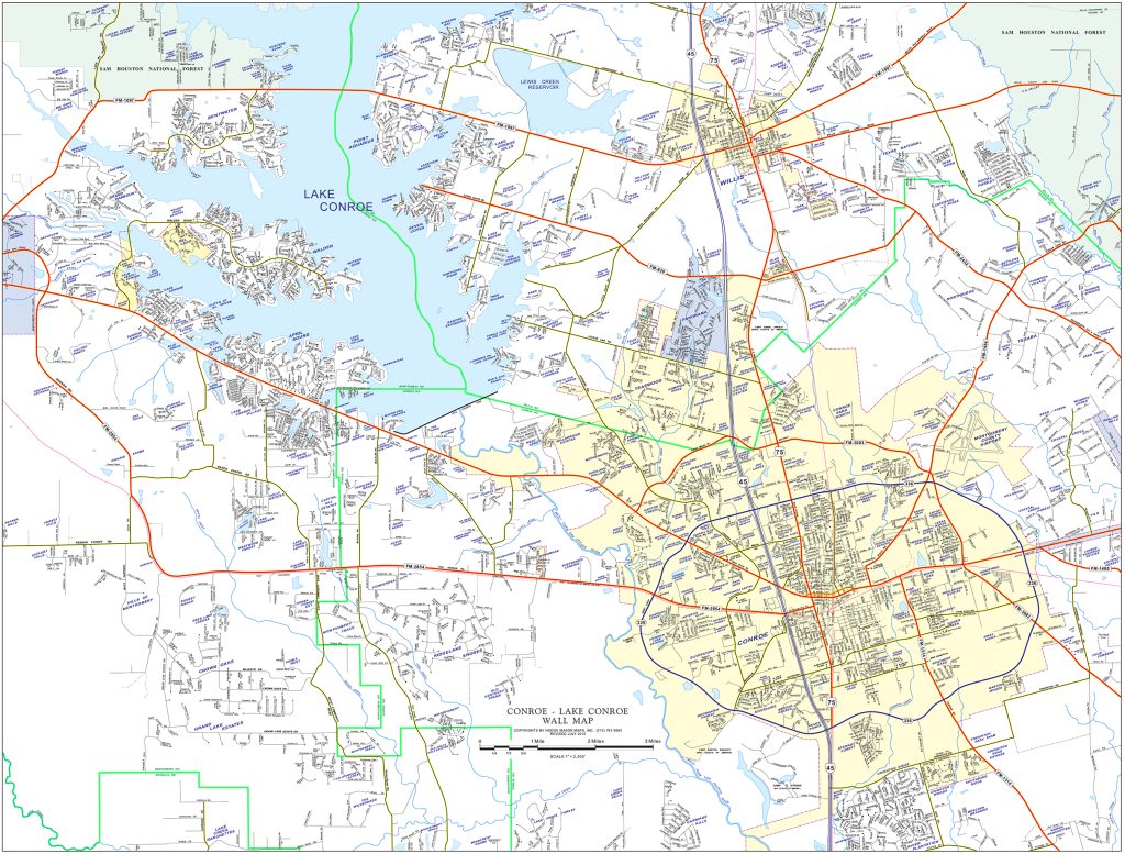 Conroe Lake Conroe Map Mason Maps 8321