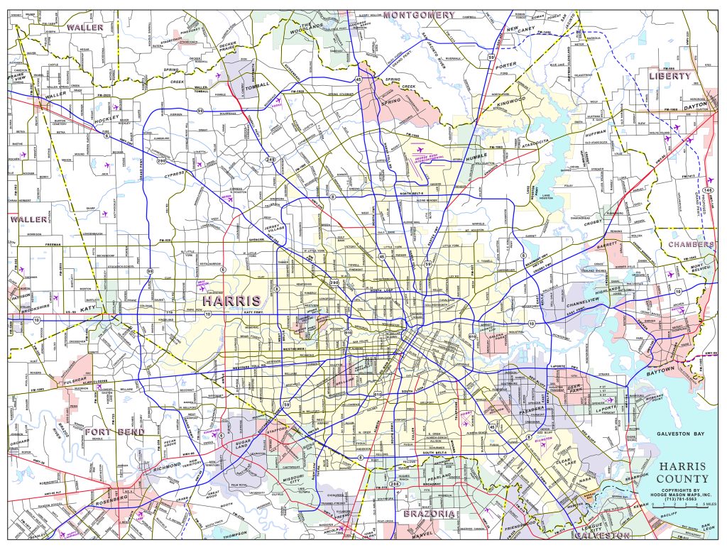 Harris County Map - Mason Maps