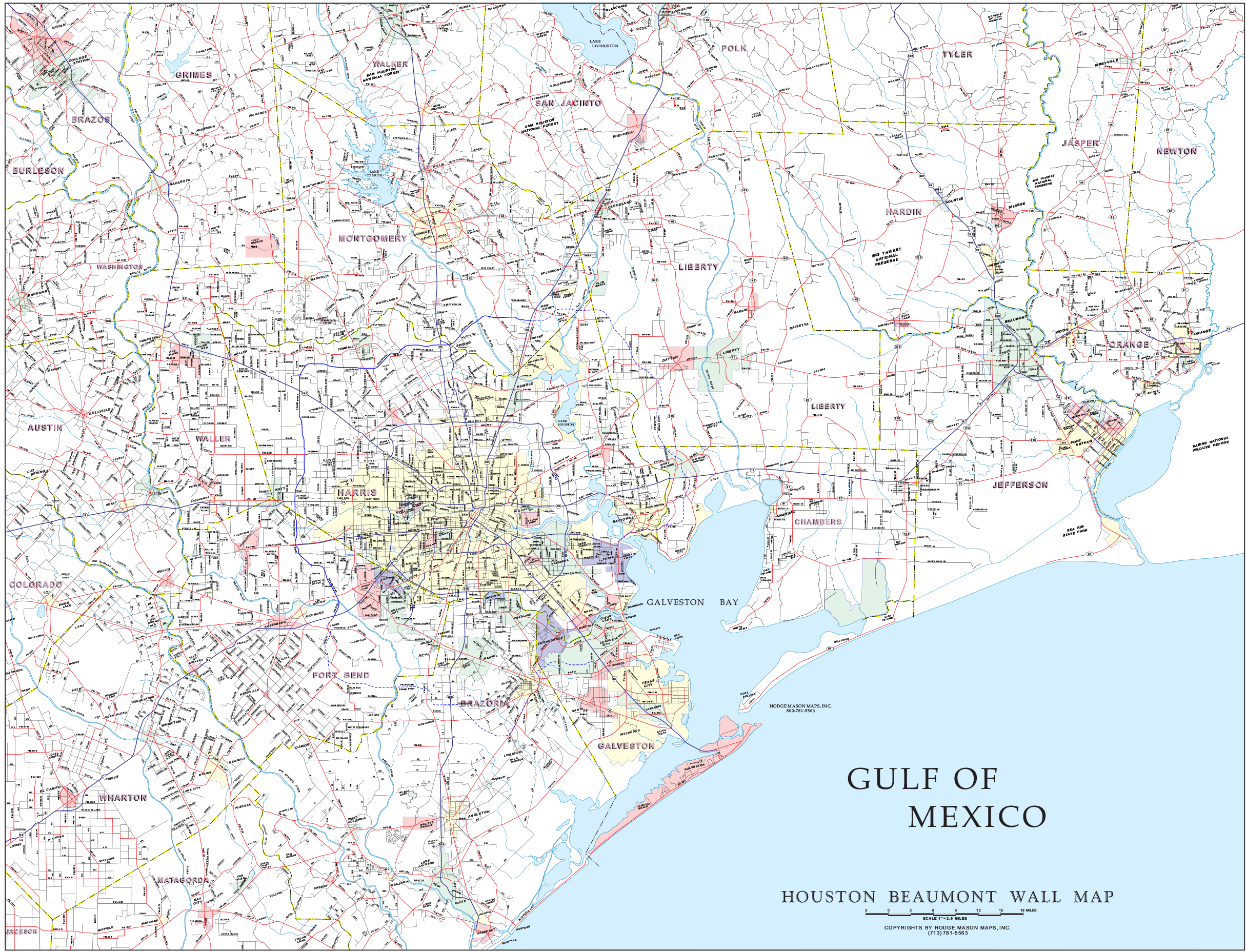 Houston Beaumont Map Mason Maps